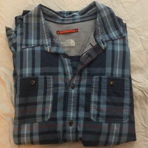 North Face Long Sleeve Button Up Shirt.